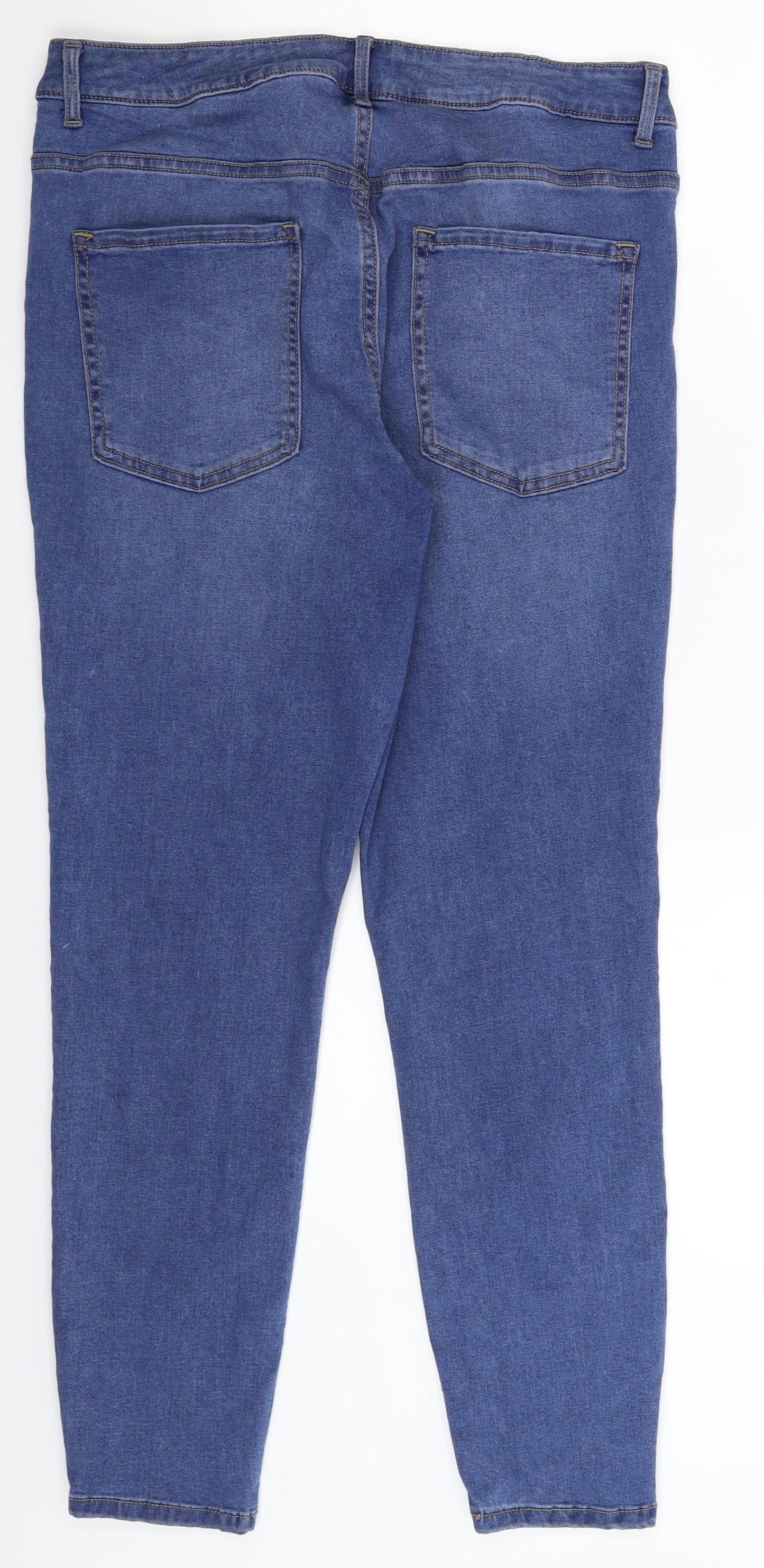 Denim Co Womens Blue  Denim Jegging Jeans Size 18 L26 in