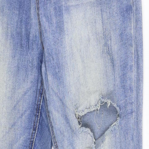 Missguided Womens Blue  Denim Skinny Jeans Size 12 L29 in