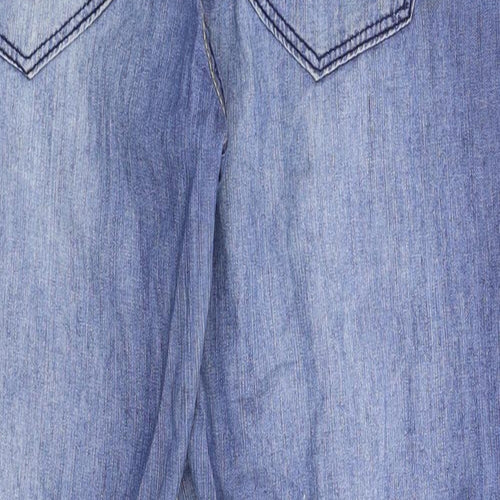 RESERVED Womens Blue  Denim Straight Jeans Size 28 in L32 in