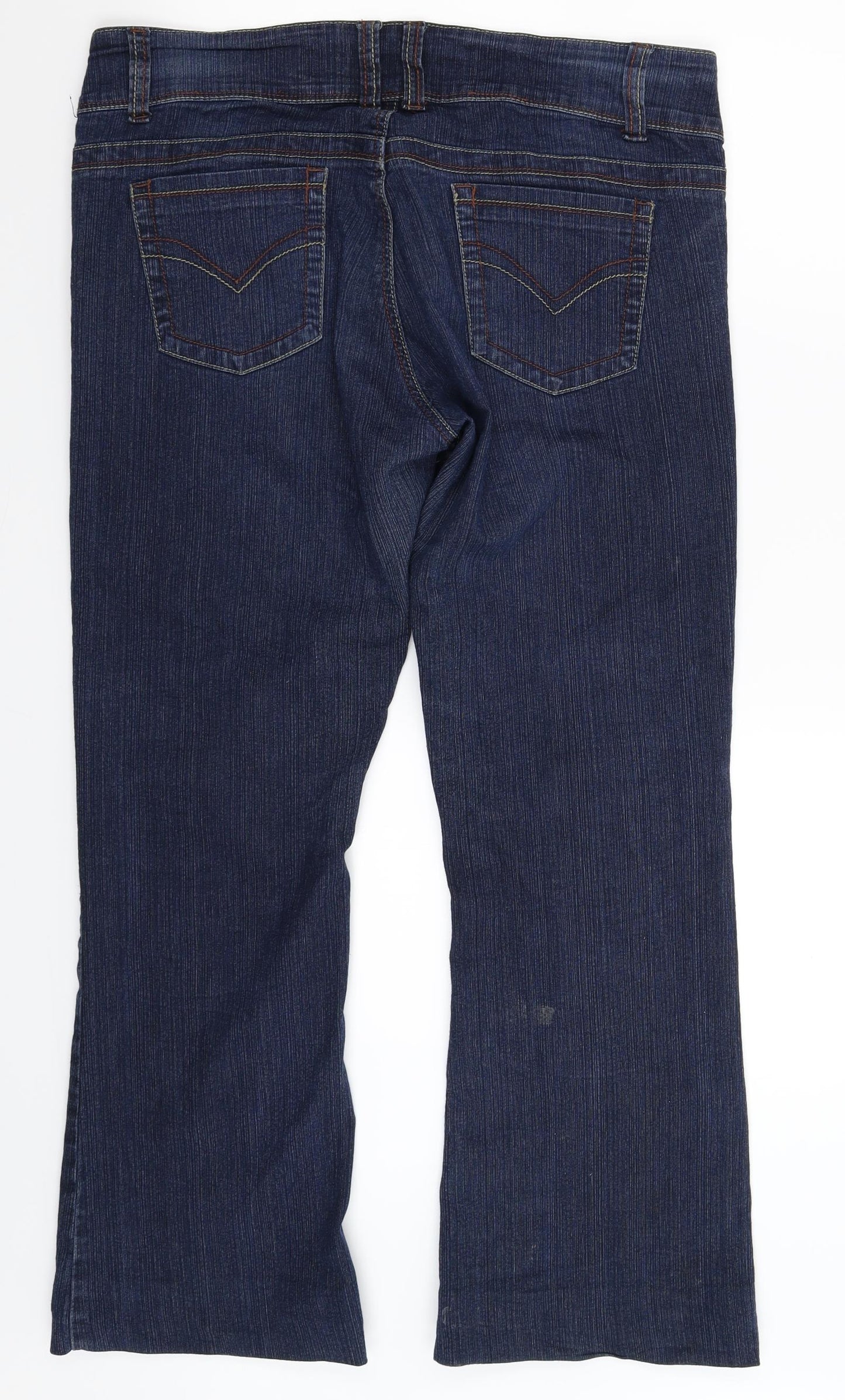 E-vie Womens Blue  Denim Bootcut Jeans Size 16 L27 in