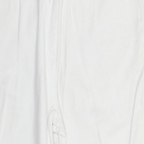 Brooker Womens White  Denim Straight Jeans Size 16 L25 in