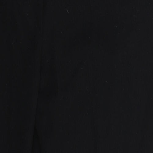 Papaya Womens Black   Trousers  Size 12 L29 in