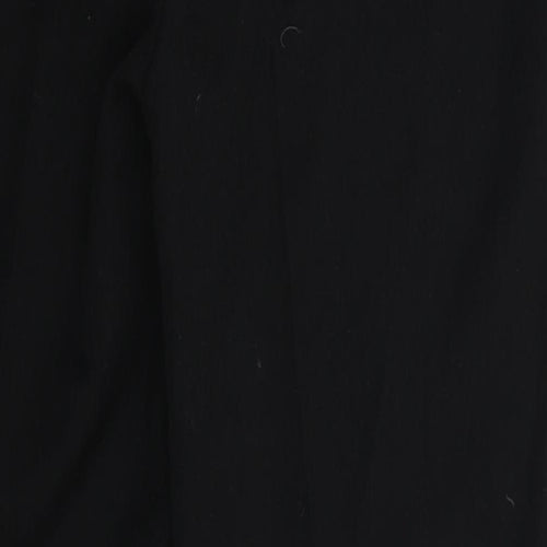 Papaya Womens Black   Trousers  Size 12 L29 in
