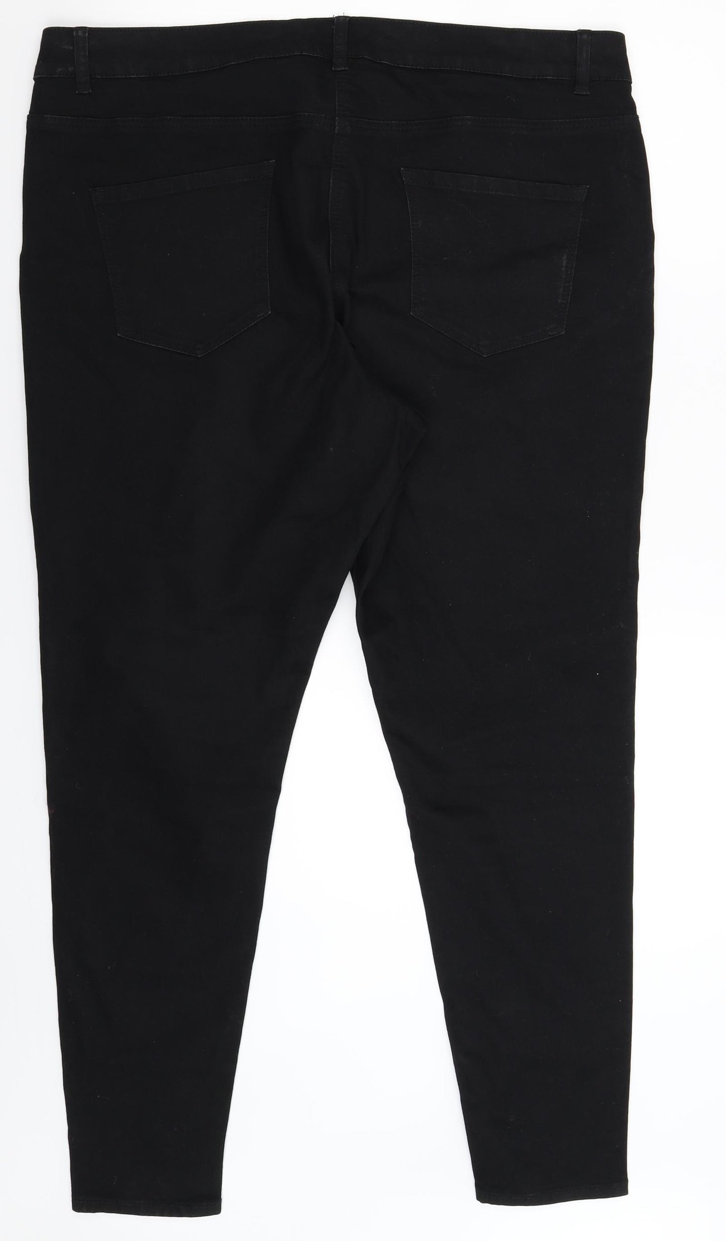 George Womens Black  Denim Jegging Jeans Size 20 L30 in