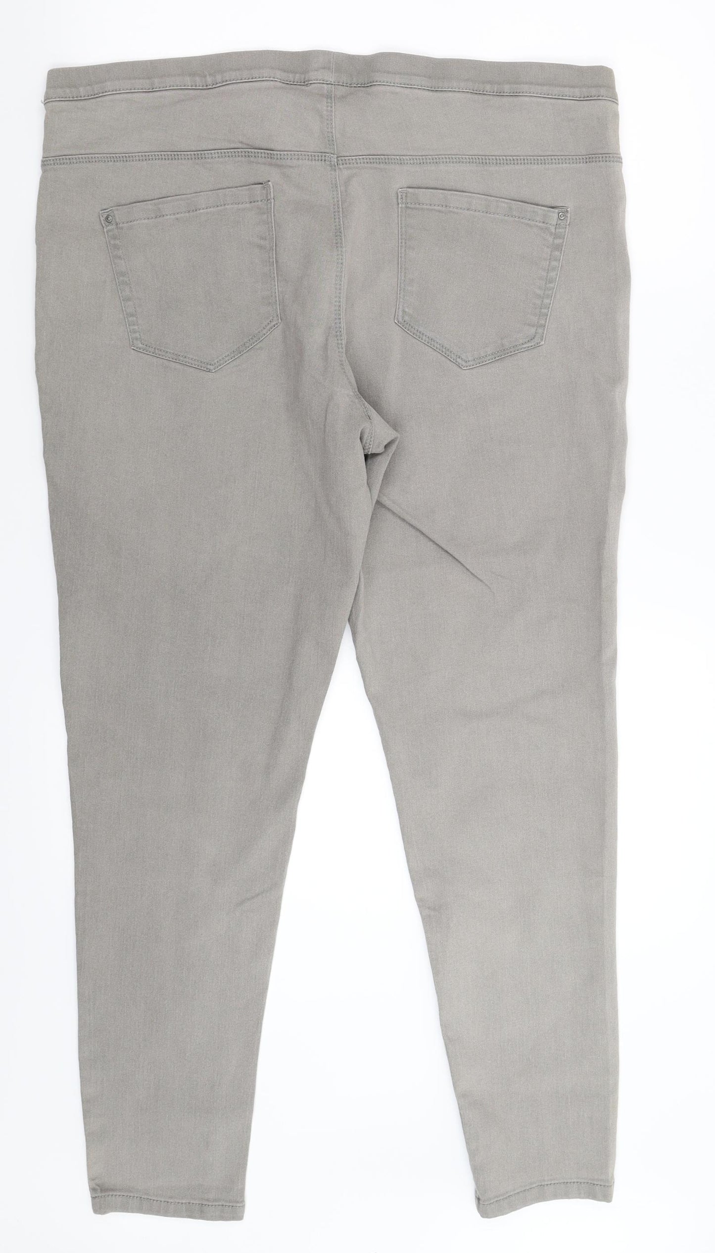 Denim Co Womens Grey  Denim Jegging Jeans Size 20 L30 in