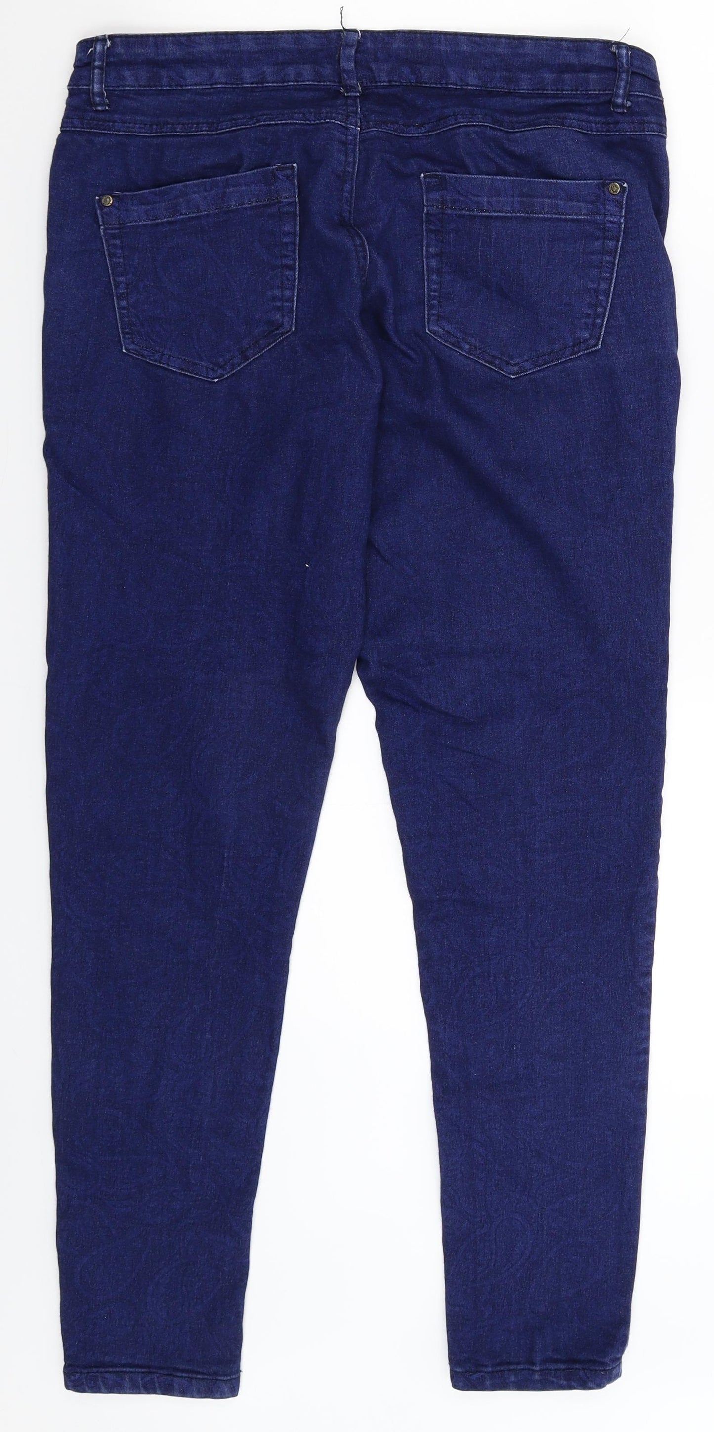 Denim Co Womens Blue  Denim Skinny Jeans Size 12 L29 in