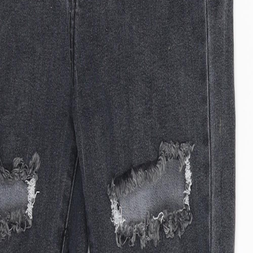 Momokrom Womens Grey  Denim Jegging Jeans Size S L25 in