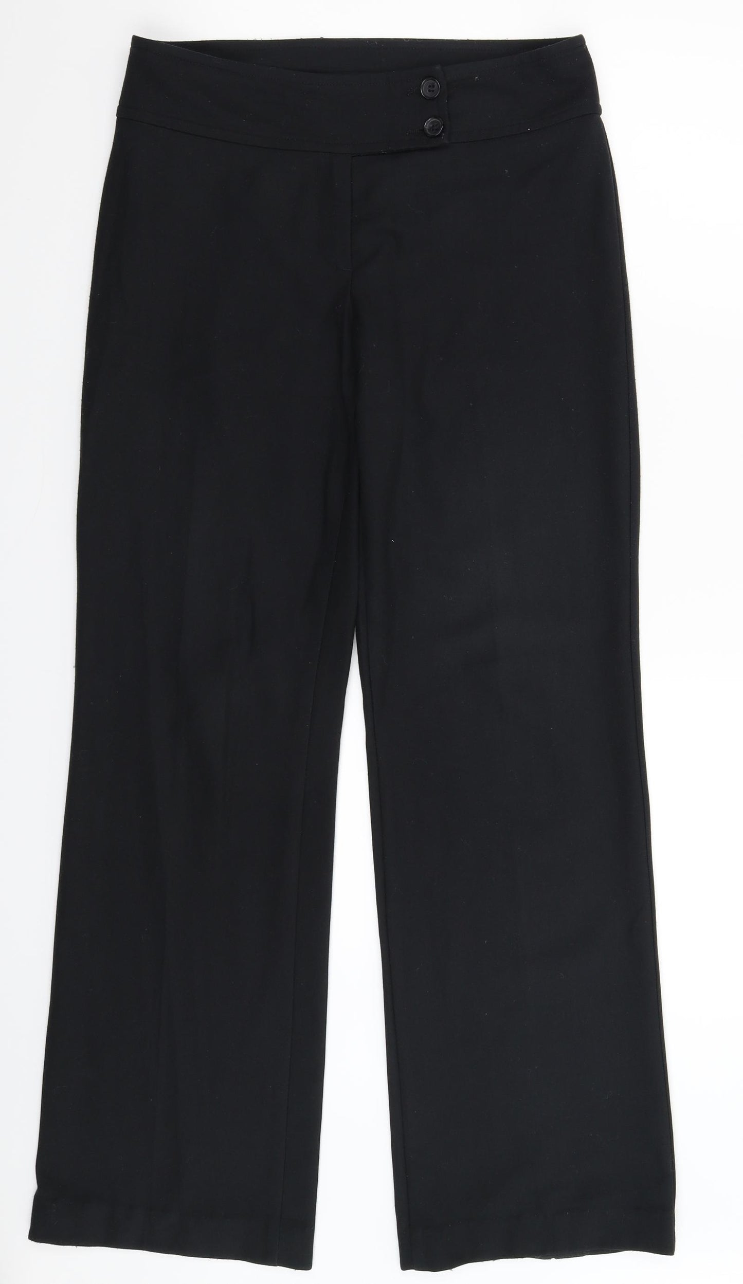 United Colors of Benetton Womens Black   Trousers  Size 28 in L32 in