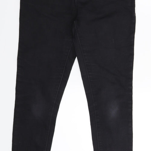 Denim Co Womens Black  Denim Skinny Jeans Size 10 L28 in
