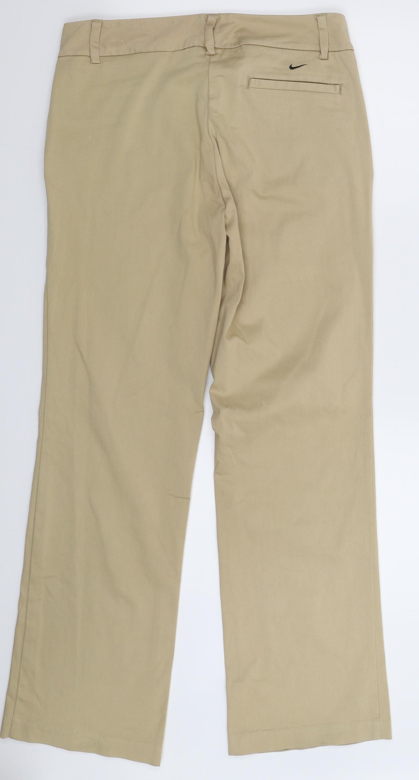 Nike Womens Beige   Trousers  Size 10 L32 in