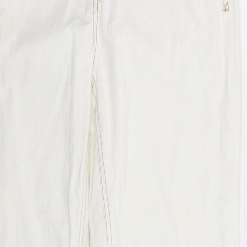 Cecil Womens White  Denim Straight Jeans Size 28 in L32 in