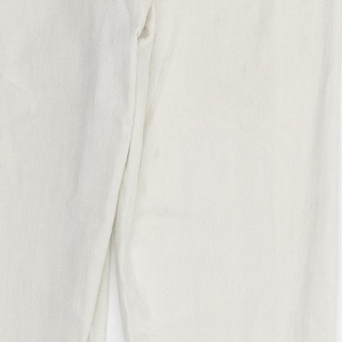 Denim Co Womens White  Denim Jegging Jeans Size 10 L29 in