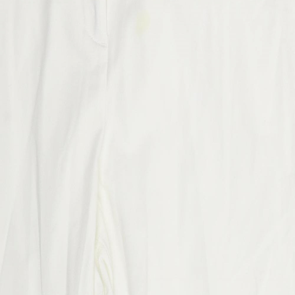 Lands' End Womens White   Trousers  Size 18 L29 in