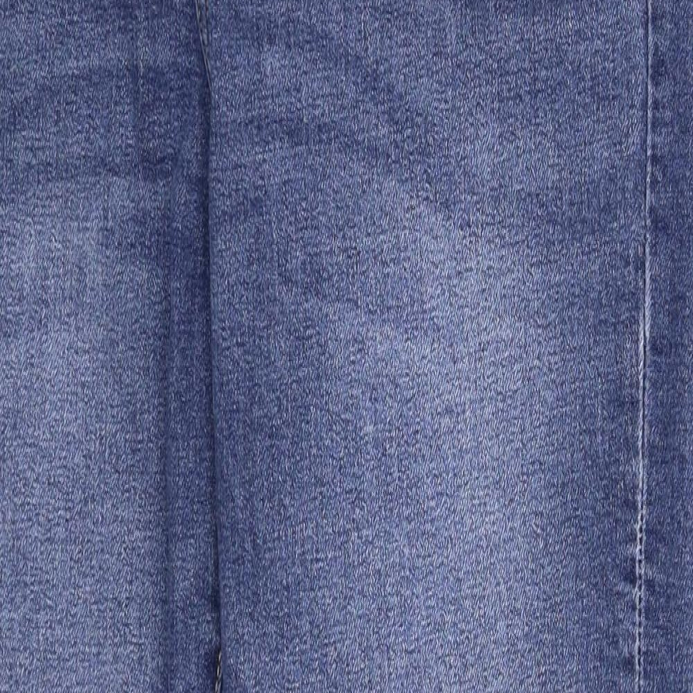 George Womens Blue  Denim Straight Jeans Size 14 L31 in