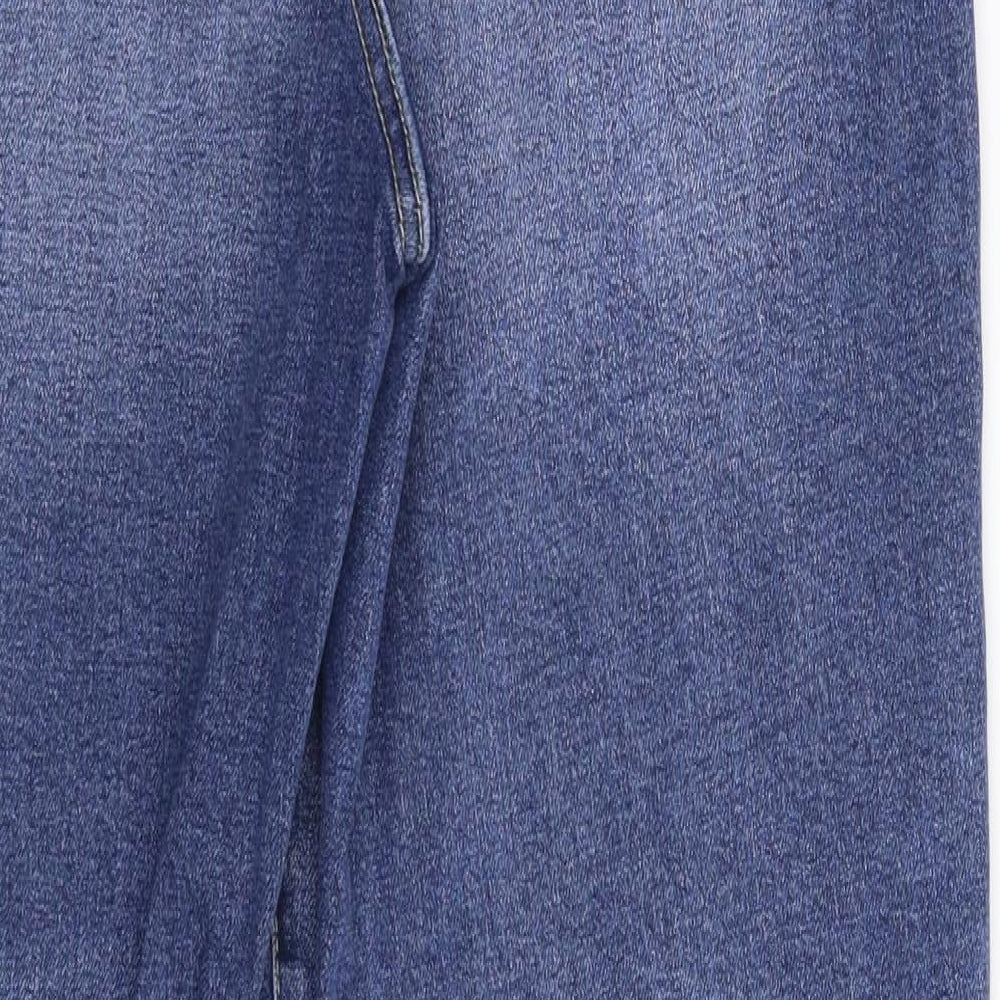 George Womens Blue  Denim Straight Jeans Size 14 L31 in
