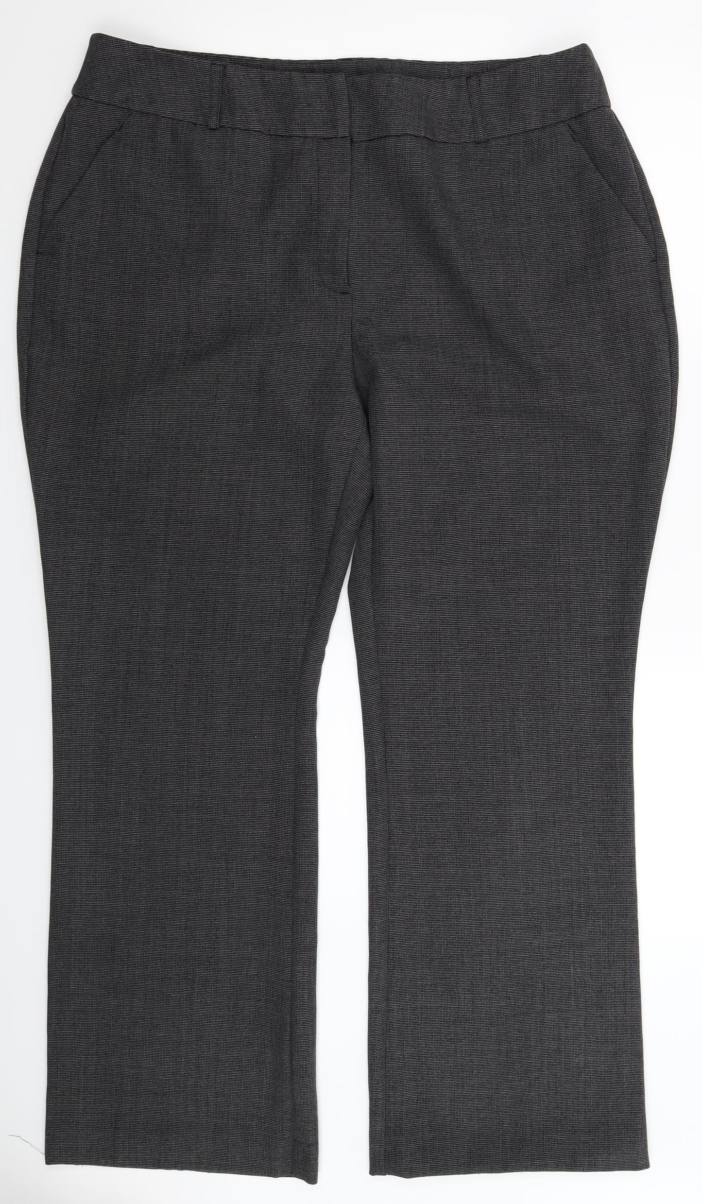 Papaya Womens Grey   Trousers  Size 20 L30 in