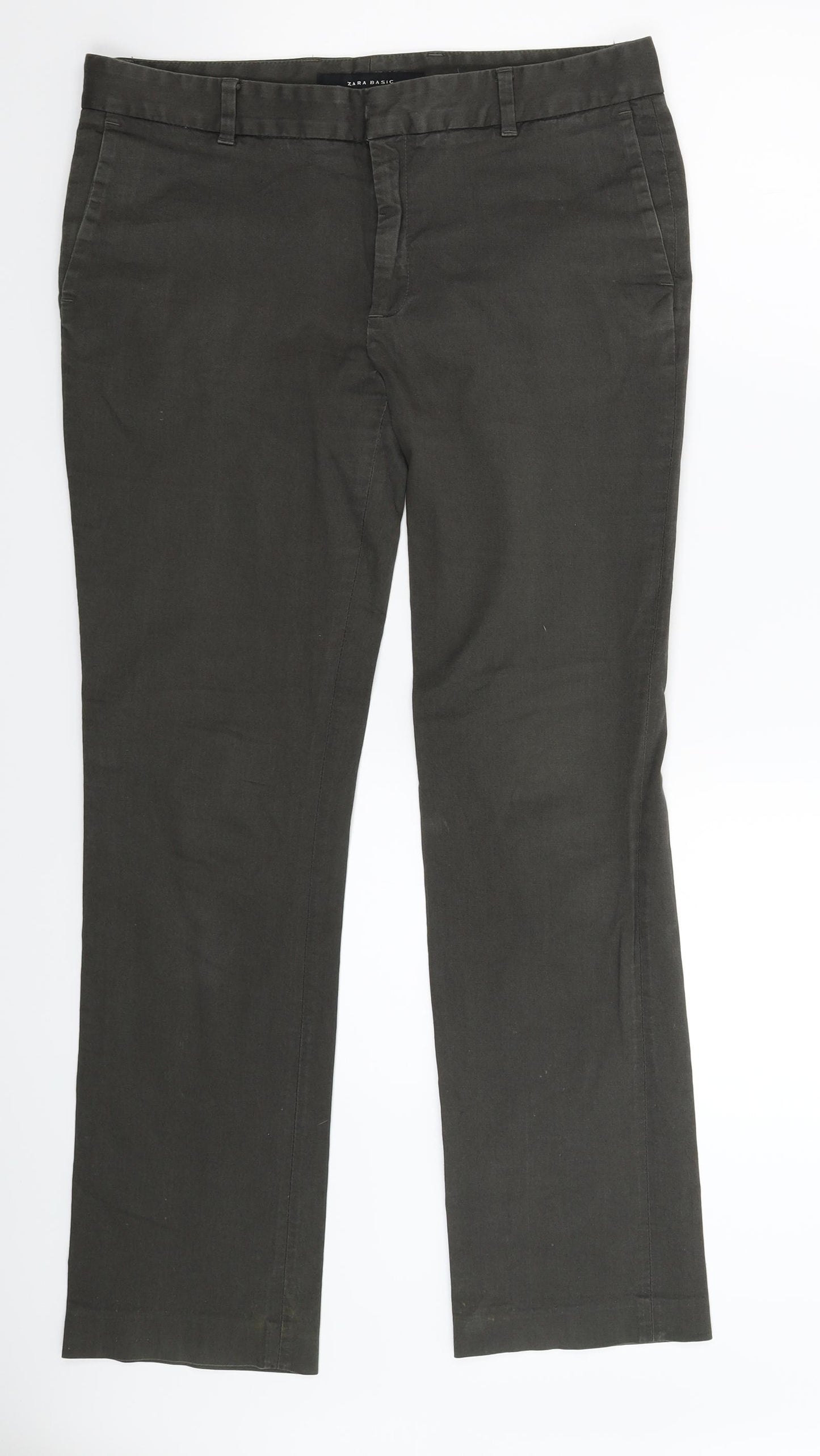 Zara Womens Grey   Trousers  Size 12 L30 in