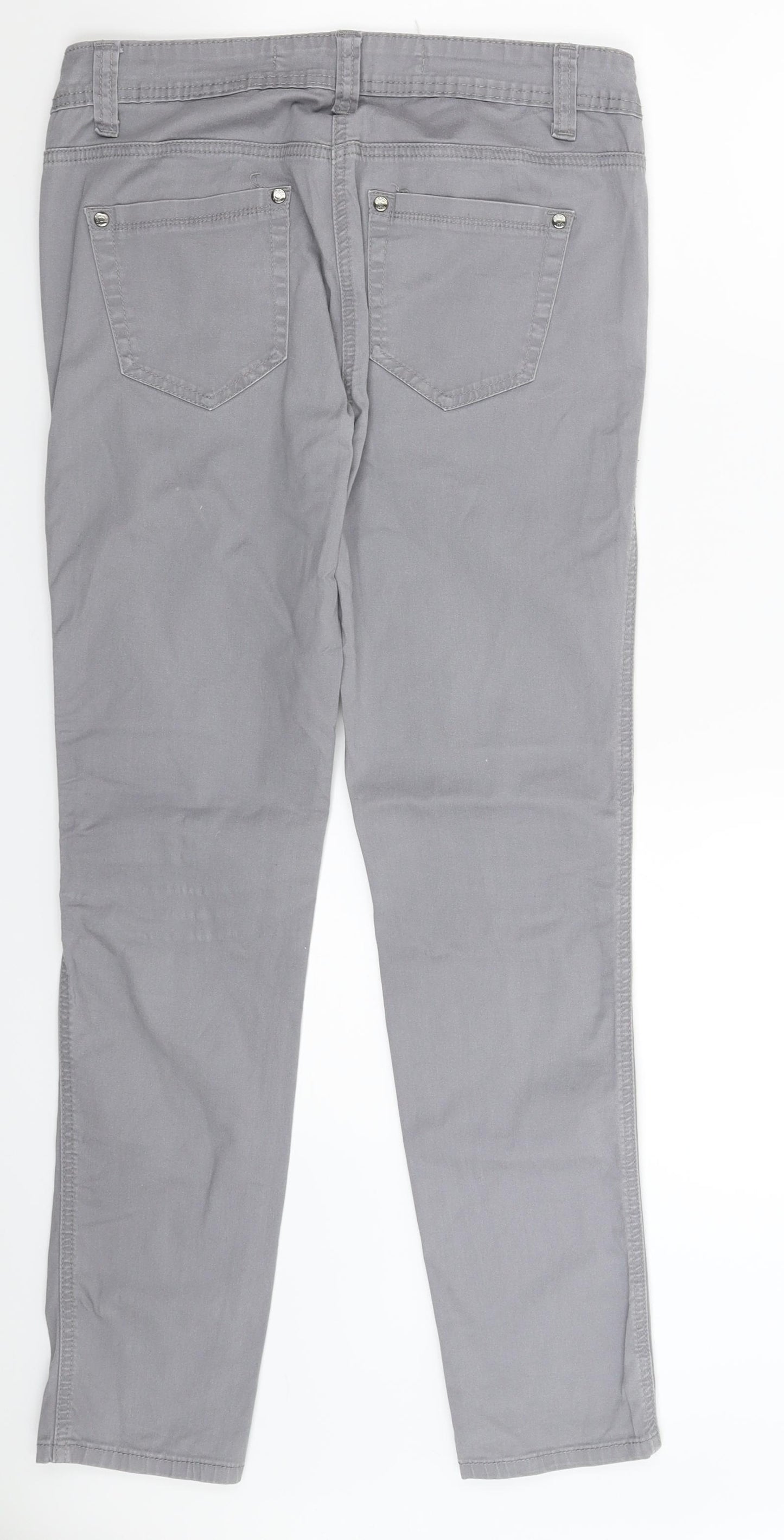 NEXT Womens Grey  Denim Jegging Jeans Size 10 L29 in