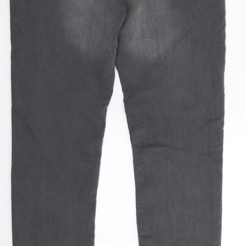 H&M Womens Grey  Denim Jegging Jeans Size 10 L29 in