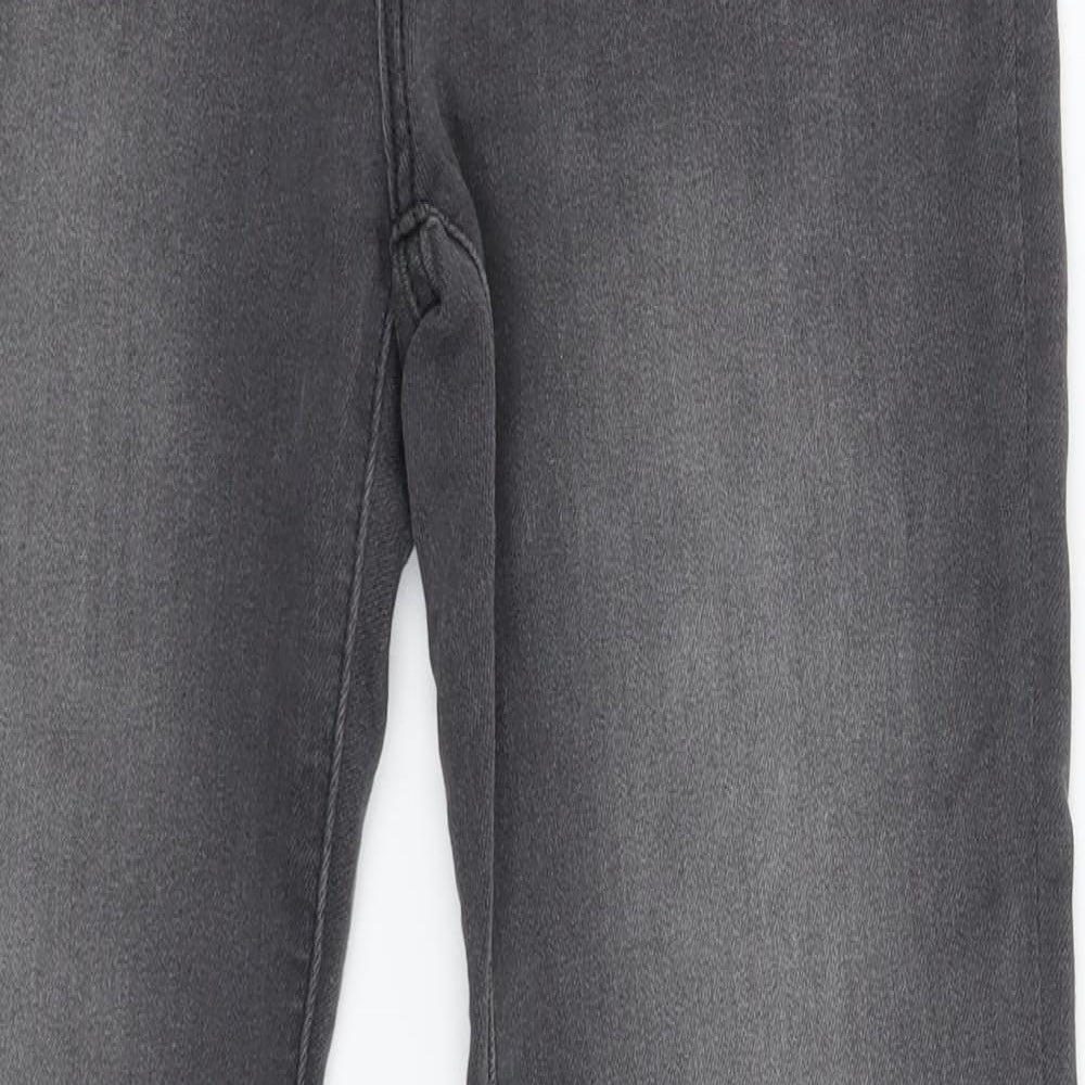 H&M Womens Grey  Denim Jegging Jeans Size 10 L29 in
