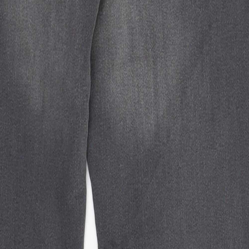 H&M Womens Grey  Denim Jegging Jeans Size 10 L29 in