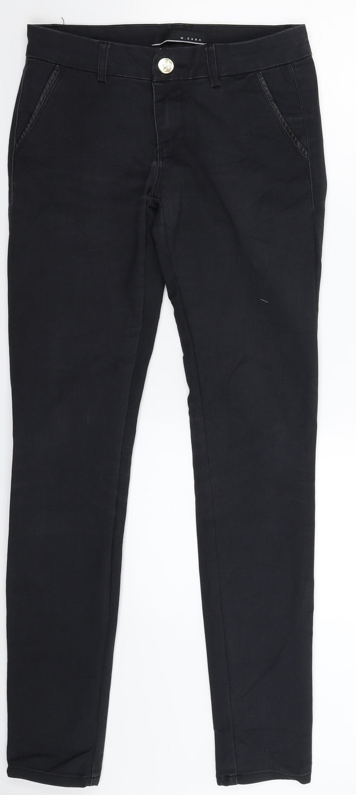 Sara Womens Black  Denim Jegging Jeans Size 28 in L30 in