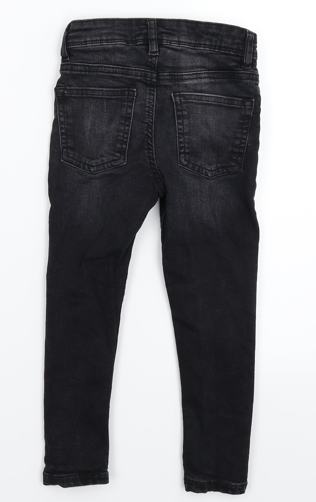 George Boys Black  Denim Skinny Jeans Size 4-5 Years