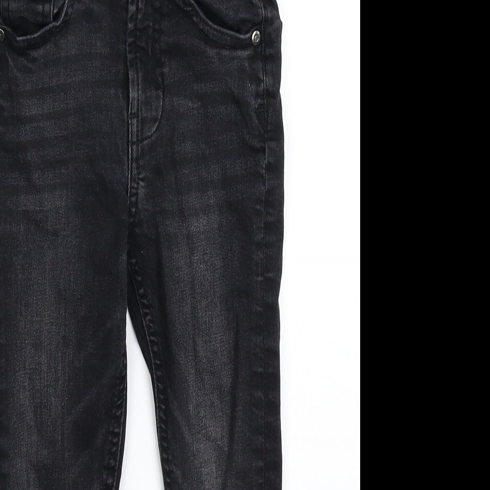 George Boys Black  Denim Skinny Jeans Size 4-5 Years