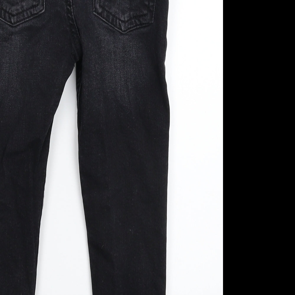 George Boys Black  Denim Skinny Jeans Size 4-5 Years