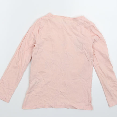 Tesco Girls Pink   Basic T-Shirt Size 7-8 Years  - Disney