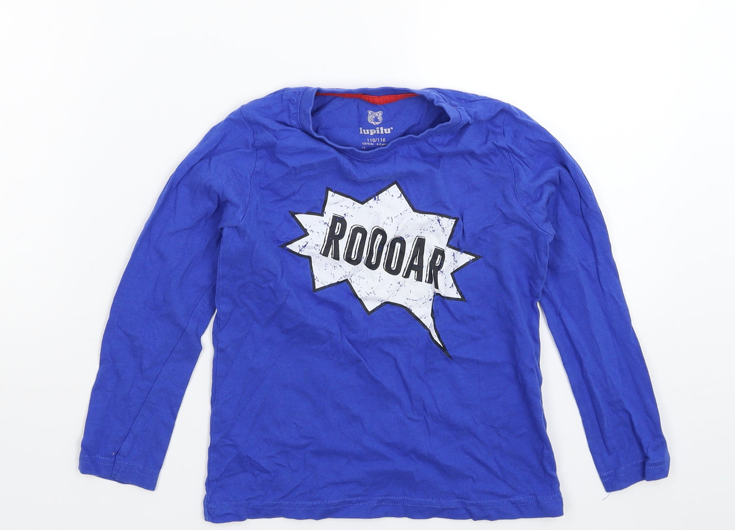 Lupilu Boys Blue   Basic T-Shirt Size 5-6 Years