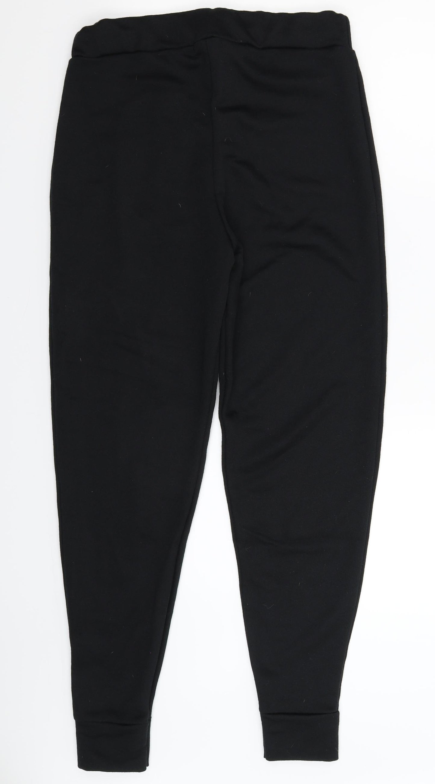 Boohoo Womens Black   Jogger Trousers Size 12 L29 in