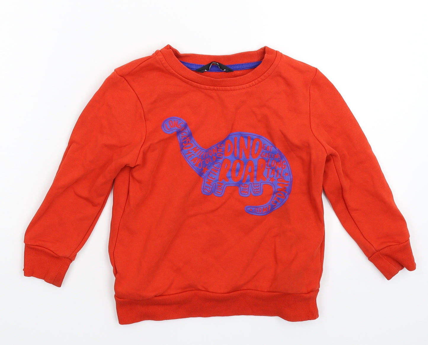 George Boys Red   Pullover Sweatshirt Size 3-4 Years