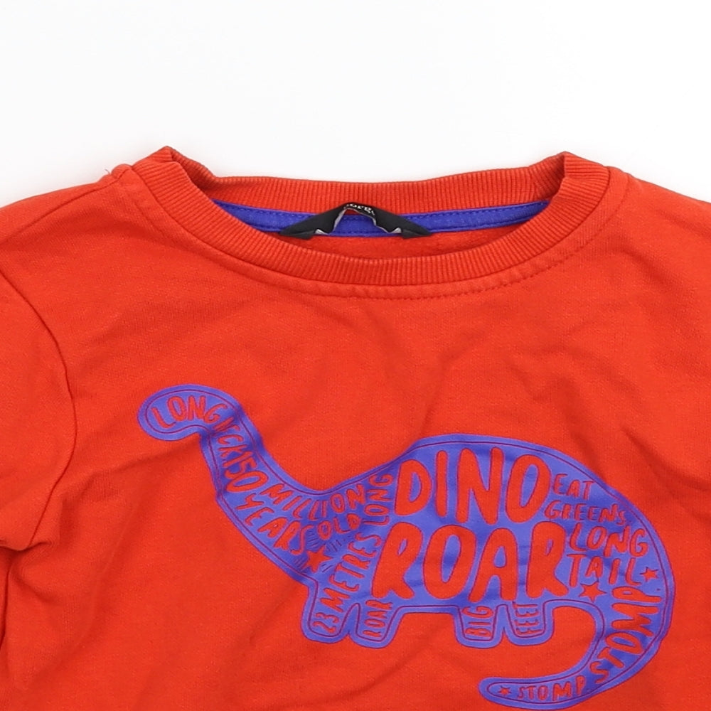 George Boys Red   Pullover Sweatshirt Size 3-4 Years