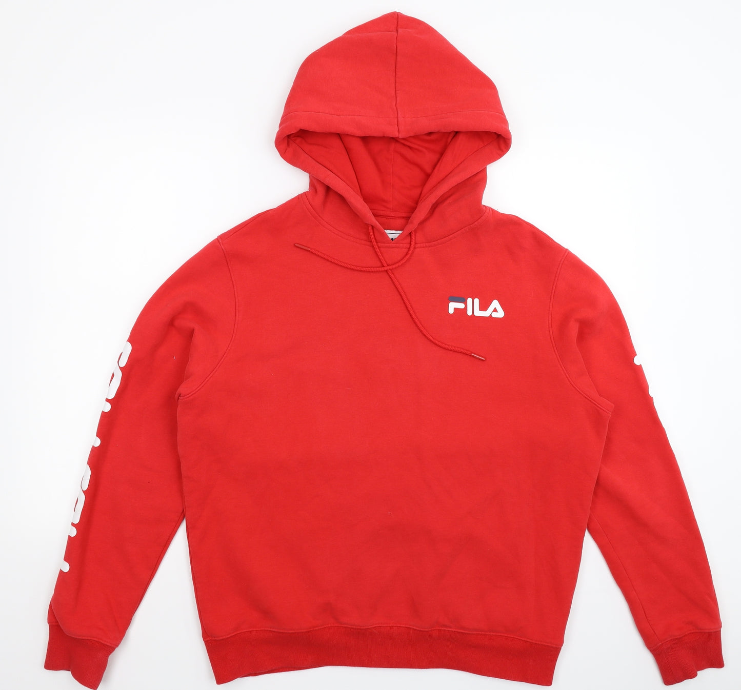 FILA Mens Red   Pullover Hoodie Size L