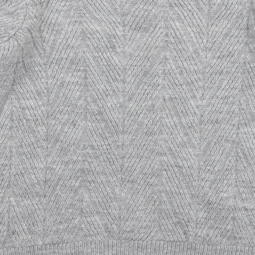 George Womens Grey  Knit Pullover Jumper Size S