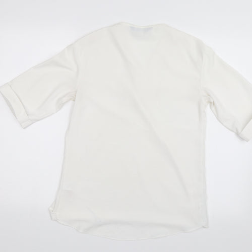 F&F Womens White   Basic Blouse Size S