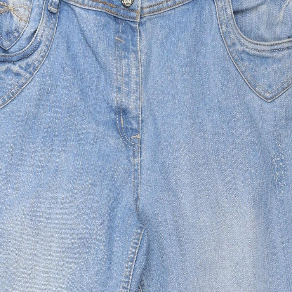 George Womens Blue   Cropped Jeans Size 18 L20 in