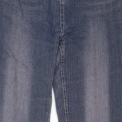Thrill Womens Blue  Denim Bootcut Jeans Size 14 L29 in