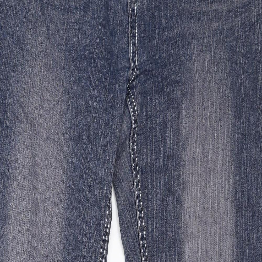 Thrill Womens Blue  Denim Bootcut Jeans Size 14 L29 in
