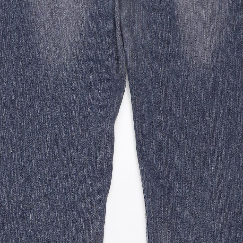 Thrill Womens Blue  Denim Bootcut Jeans Size 14 L29 in