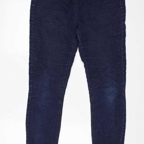George Womens Blue  Denim Jegging Jeans Size 14 L26.5 in