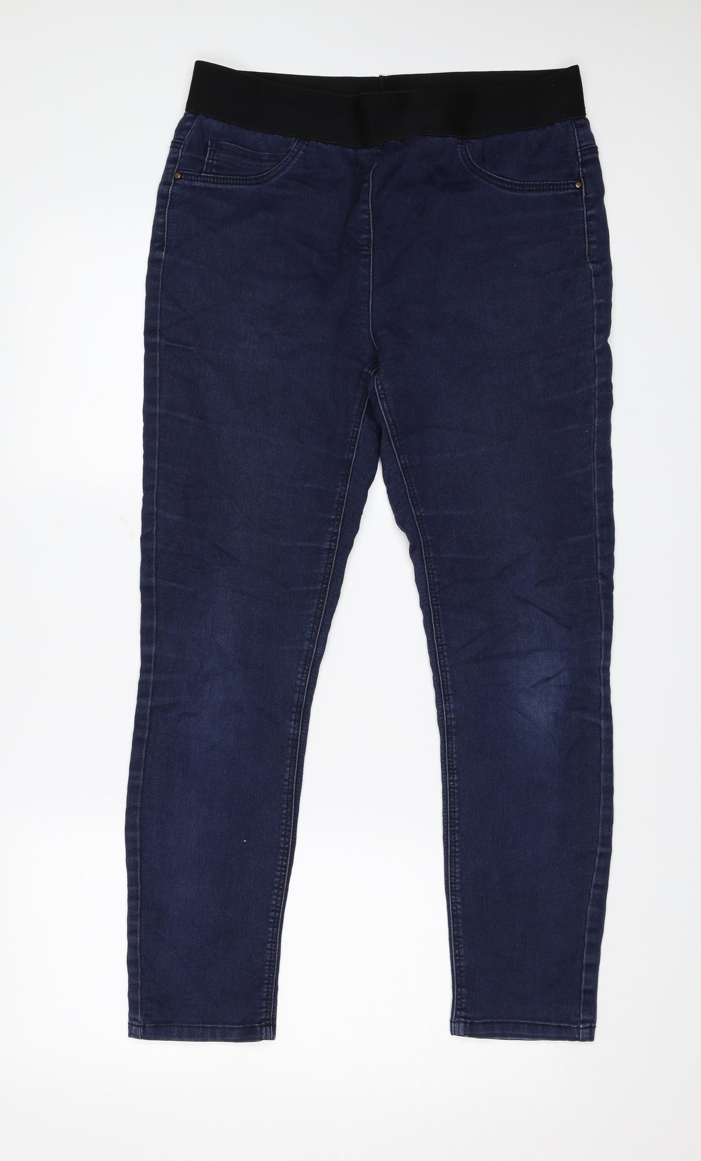 George Womens Blue  Denim Jegging Jeans Size 14 L26.5 in