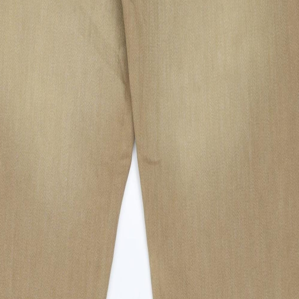 Topshop Womens Beige   Bootcut Jeans Size 30 L30 in
