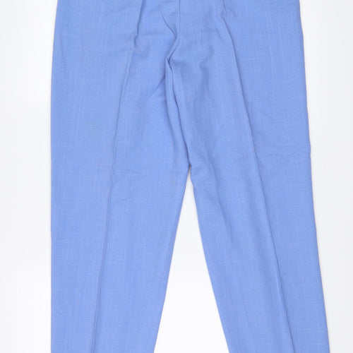 First Avenue Womens Blue   Capri Trousers Size 14 L28 in
