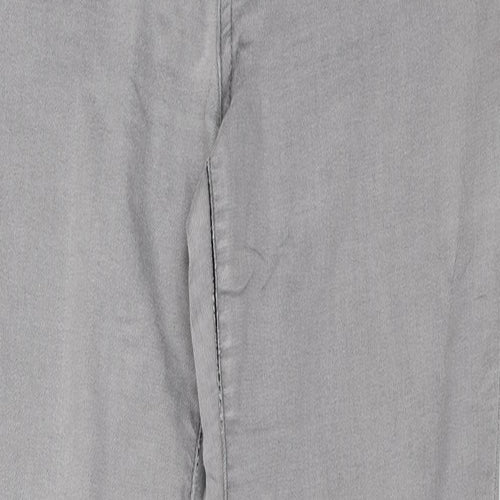 24/7 Womens Grey   Skinny Jeans Size 10 L28 in