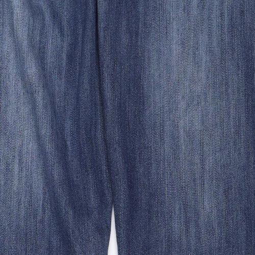 George Womens Blue  Denim Mom Jeans Size 12 L29 in
