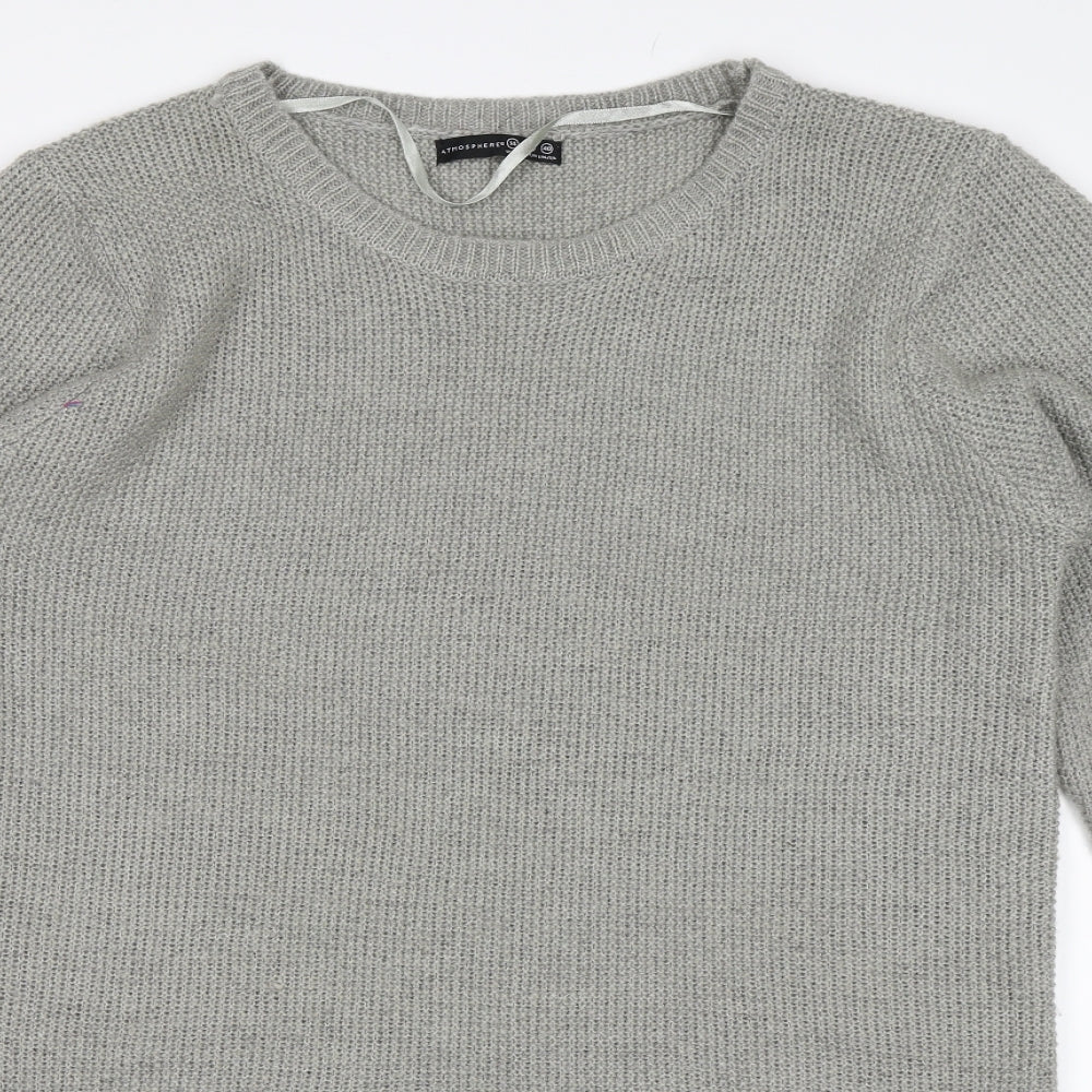 Atmosphere Womens Grey   Pullover Jumper Size 14