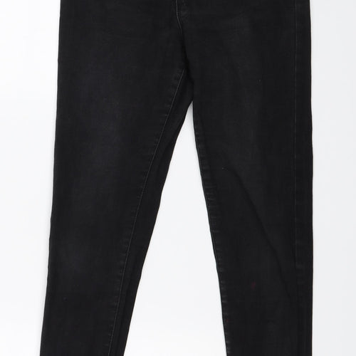 Denim & Co. Womens Black  Denim Skinny Jeans Size 10 L27 in