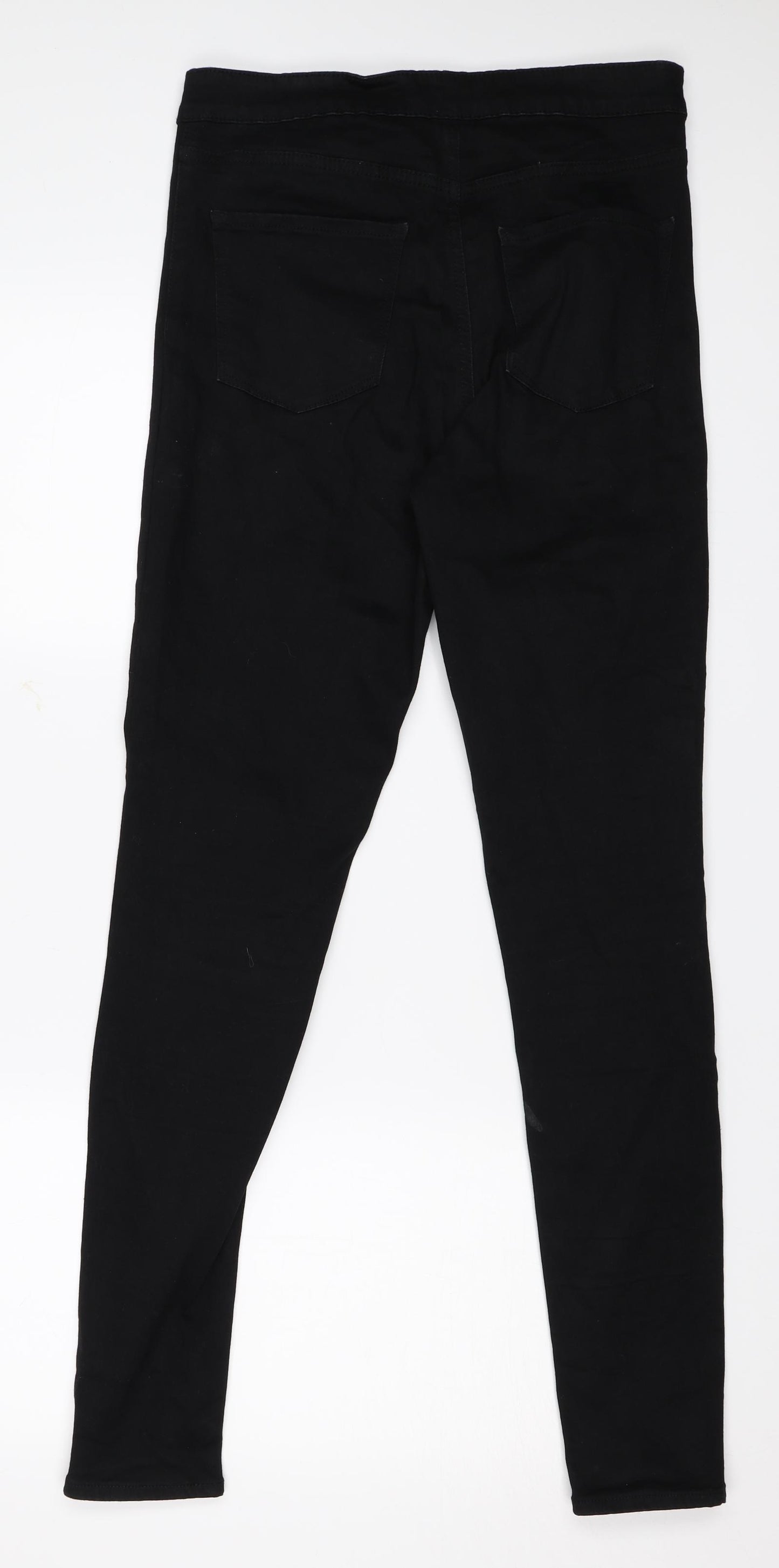 Denim & Co. Womens Black   Skinny Jeans Size 14 L29 in